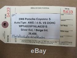 06 Cayenne S AWD Porsche 955 PINION POWER STEERING RACK 7L5422055AH 26,496