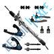 11pc Complete Power Steering Rack And Pinion Suspension Kit For Honda Civic
