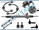 11pc Complete Power Steering Rack And Pinion Suspension Kit For Jeep With Abs