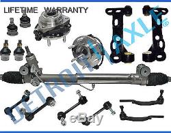15pc Complete Power Steering Rack and Pinion Suspension Kit for Chevy 16mm withABS