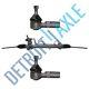 1992-1996 Lexus Es300 Complete Power Steer Rack And Pinion +2 New Outer Tie Rods