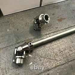 2 U Joint & 36 DD Steering Shaft Kit Mustang II Power Rack To 1 DD Column