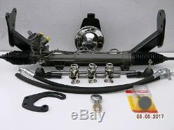 55 56 57 Chevy Belair Rack and Pinion Power Steering Kit with Quick Ratio Arms