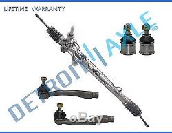 5pc Complete Power Steering Rack and Pinion Suspension Kit for Honda Civic