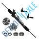 5pc Kit Rack And Pinion + New Wheel Hub Bearings + New Outer Tie Rod End Links
