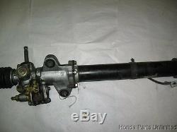 92-96 Honda Prelude OEM power steering rack & pinion factory all boots are torn