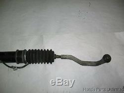 92-96 Honda Prelude OEM power steering rack & pinion factory all boots are torn