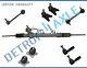 9pc Complete Power Steering Rack And Pinion Suspension Kit For Honda Passport