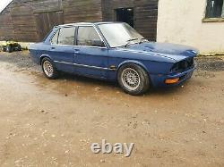 Bmw E28 525e eta, 1986, with power steering rack conversion, track project