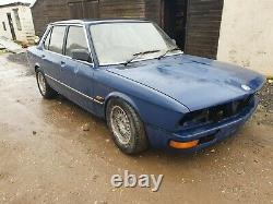Bmw E28 525e eta, 1986, with power steering rack conversion, track project