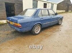 Bmw E28 525e eta, 1986, with power steering rack conversion, track project