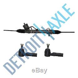 Cadillac Complete Power Steering Rack and Pinion + 2 New Outer Tie Rods