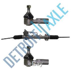 Complete Power Steering Rack And Pinion 2 NEW Outer Tie Rods Lexus Toyota