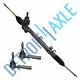 Complete Power Steering Rack & Pinion + 2 New Outer Tie Rods For Dodge Caravan