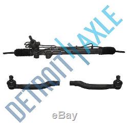 Complete Power Steering Rack & Pinion + Both Outer Tie Rods Honda Accord 4 CYL