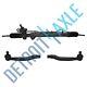 Complete Power Steering Rack & Pinion + Both Outer Tie Rods Honda Accord 4 Cyl
