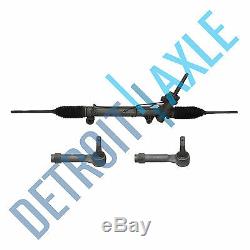 Complete Power Steering Rack and Pinion + 2 NEW Outer Tie Rod FWD ONLY