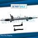 Complete Power Steering Rack And Pinion + 2 New Outer Tie Rod Ends For Toyota