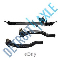 Complete Power Steering Rack and Pinion + (2) New Outer Tie Rods for Acura TL