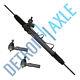 Complete Power Steering Rack And Pinion + (2) Outer Tie Rods Withpressure Switch