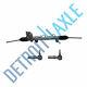 Complete Power Steering Rack And Pinion Assembly + 2 New Outer Tie Rod Ends