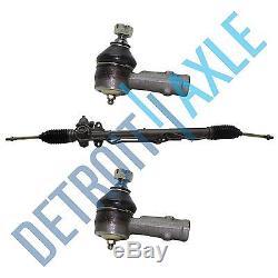 Complete Power Steering Rack and Pinion Assembly + 2 New Outer Tie Rods
