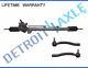 Complete Power Steering Rack And Pinion Assembly + Outer Tie Rod Links For Acura