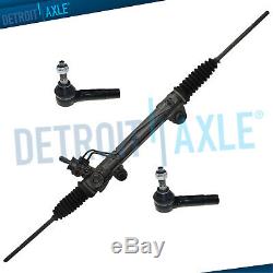 For Dodge Dakota Durango 2WD Power Steering Rack and Pinion + Outer Tie Rods