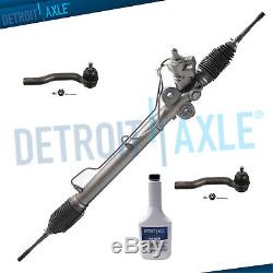 For Nissan 350Z Infiniti G35 4pc Power Steering Rack and Pinion Outer Tie Rods