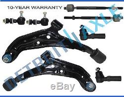Front Lower Control Arm Tie Rod Sway Bar Kit for 200SX Sentra Power Steering
