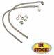 Gotta Show 131101 Power Steering Hose Kit Ford Rack To Gm Pump With1 Pc Rack