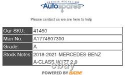 Mercedes-benz A-class W177 18-21 Power Steering Rack A1774607300