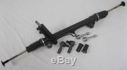 Mustang II 2 Front End Power Rack & Pinion Steering w Tie Rods Bushings Bolts