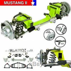 Mustang II IFS Kit with Power Steering Rack for 49-54 Ford Car Front Suspension