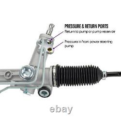 Mustang II Power Steering Rack & Pinion with Offset Mount Bushings