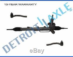 New Complete Power Steering Rack and Pinion (2) Outer Tie Rods Honda Civic 1.8L
