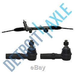 Power Steering Rack & Pinion Assembly + 2 Outer Tie Rod Ends for Ram 1500 2WD