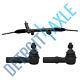 Power Steering Rack & Pinion Assembly + 2 Outer Tie Rod Ends For Ram 1500 2wd