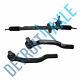 Power Steering Rack And Pinion + 2 New Outer Tie Rods For Accord 6cyl