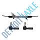 Power Steering Rack And Pinion +2 Outer Tie Rods For Buick Pontiac