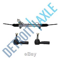 Power Steering Rack and Pinion +2 OUTER TIE RODS for Buick Pontiac