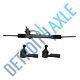 Power Steering Rack And Pinion Assembly + 2 New Outer Tie Rod For Corolla Prizm