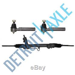Power Steering Rack and Pinion Assembly + 2 New Outer Tie Rod Ends for Mustang