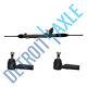 Power Steering Rack And Pinion Assembly +2 New Outer Tie Rod For Camaro Firebird