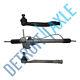 Power Steering Rack And Pinion Assembly + 2 Outer Tie Rod Ends For Accord 90-93