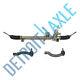 Power Steering Rack And Pinion Usa Made + 2 Front Outer Tie Rod Ends