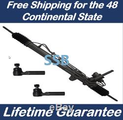 Power Steering Rack and Pinion for Mustang 2005-2010 + Outer Tie Rod Ends