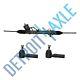 Seville Deville Complete Power Steering Rack And Pinion + 2 New Outer Tie Rods