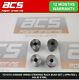 Toyota Avensis Verso Power Steering Rack Bushes Set (uprated) Solid Steel